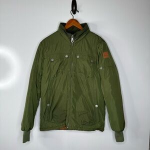 Noodlepark Military Green Coat‎ Size Small